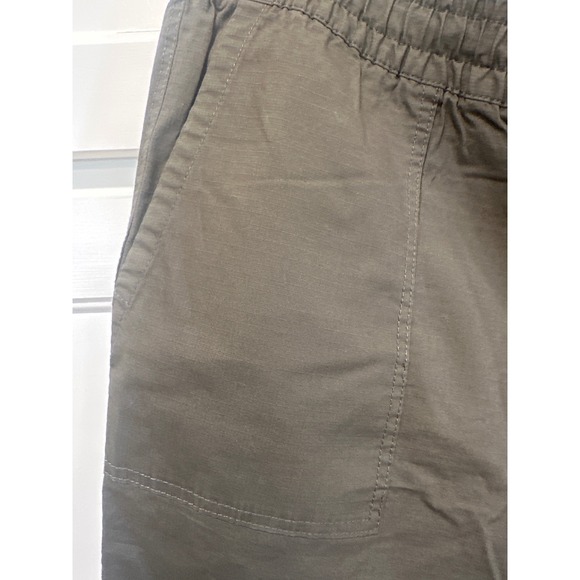 Vuori ripstock Jogger Pants Olive Green boho casual travel Pockets Large - Picture 5 of 9